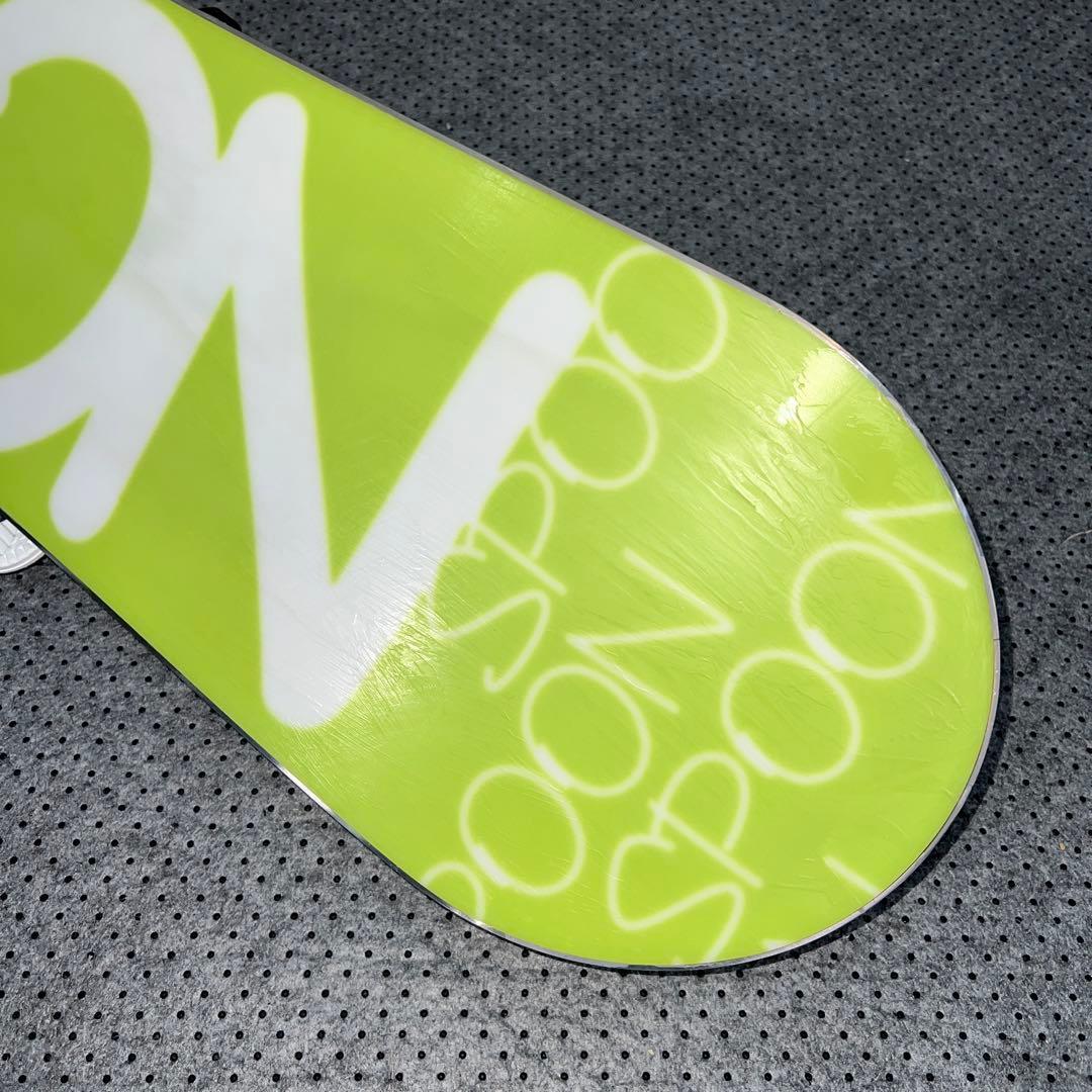 数回使用 キッズスノーボード 120cm SPOON×バイン×ダイヤルブーツ