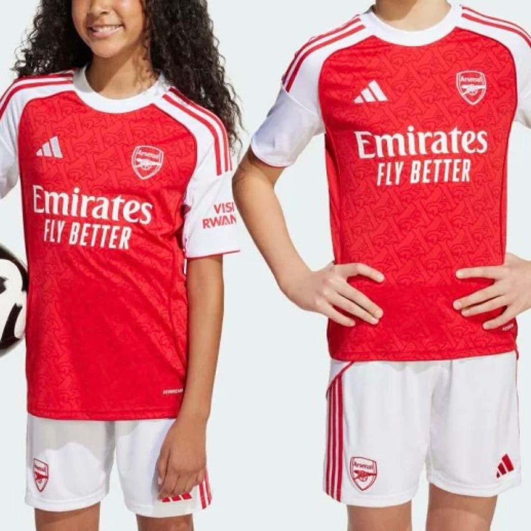 【新品未使用】アディダス/2025-2026アーセナルホームユニフォーム/140