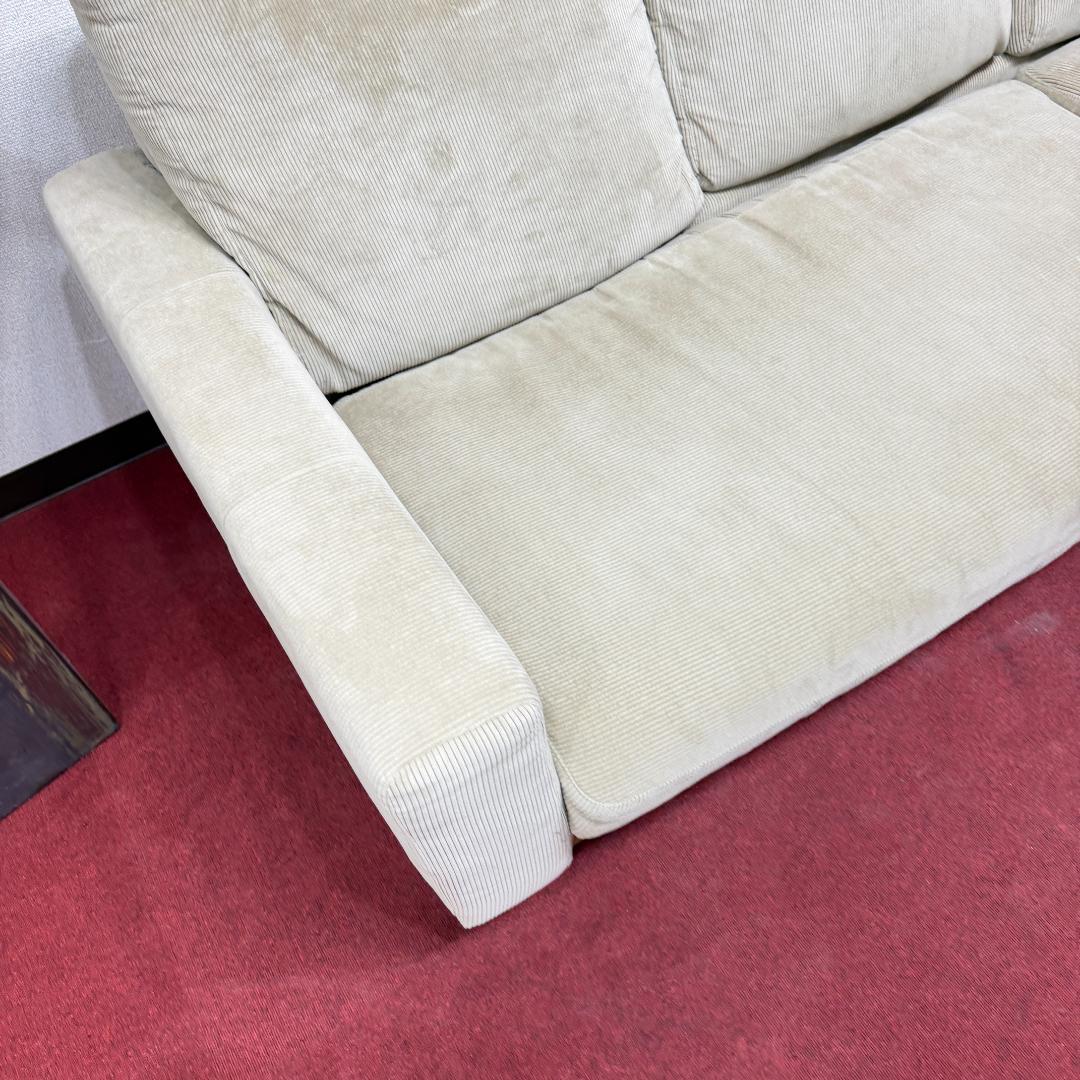 東京23区送料無料　美品ニトリカウチソファー3人掛け用　洗浄/除菌済み