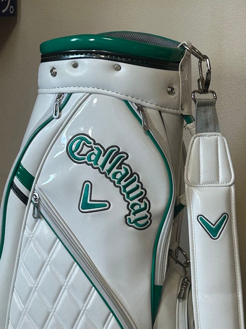 Callaway ゴルフバッグ・キャディバッグ ホワイト×緑
