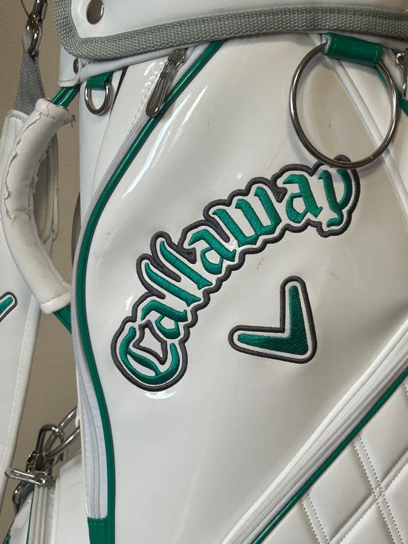 Callaway ゴルフバッグ・キャディバッグ ホワイト×緑