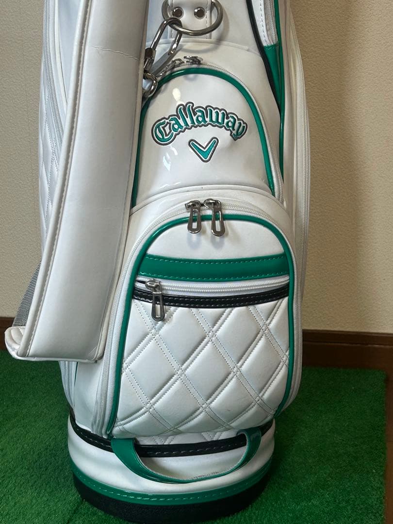 Callaway ゴルフバッグ・キャディバッグ ホワイト×緑