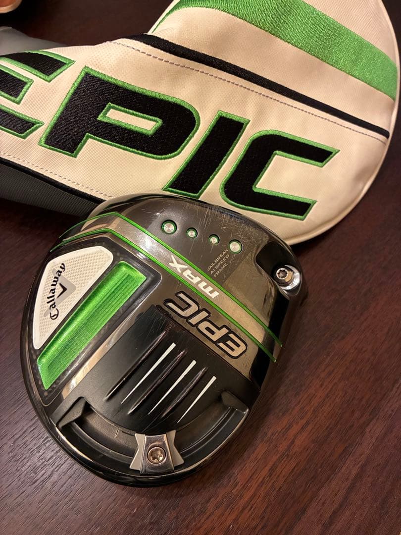 EPIC MAX ドライバー 10.5° ヘッドのみ　ヘッドカバー付き