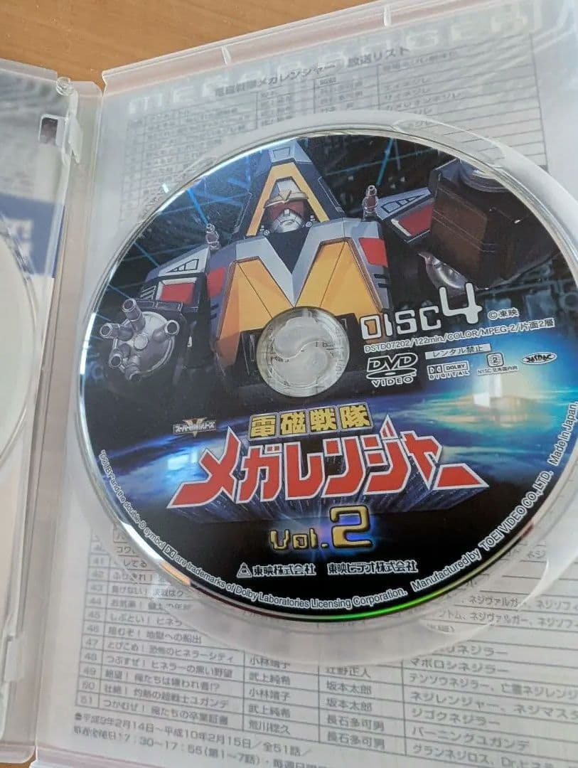 電磁戦隊メガレンジャー Vol.2　 　　　12話〜21話収録 ［２枚組］DVD