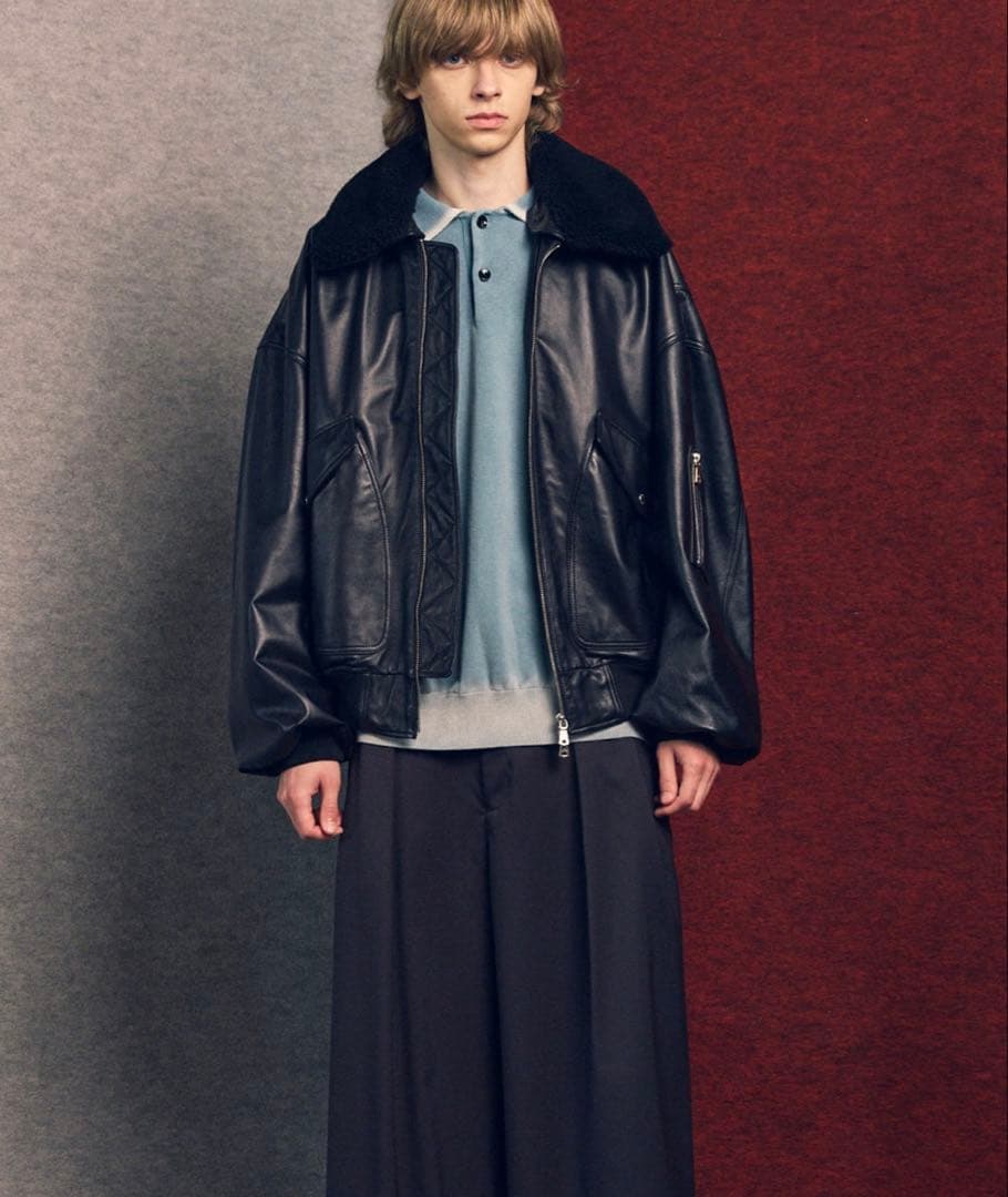 MAISON SPECIAL「シープレザームートンG-1フライトジャケット」