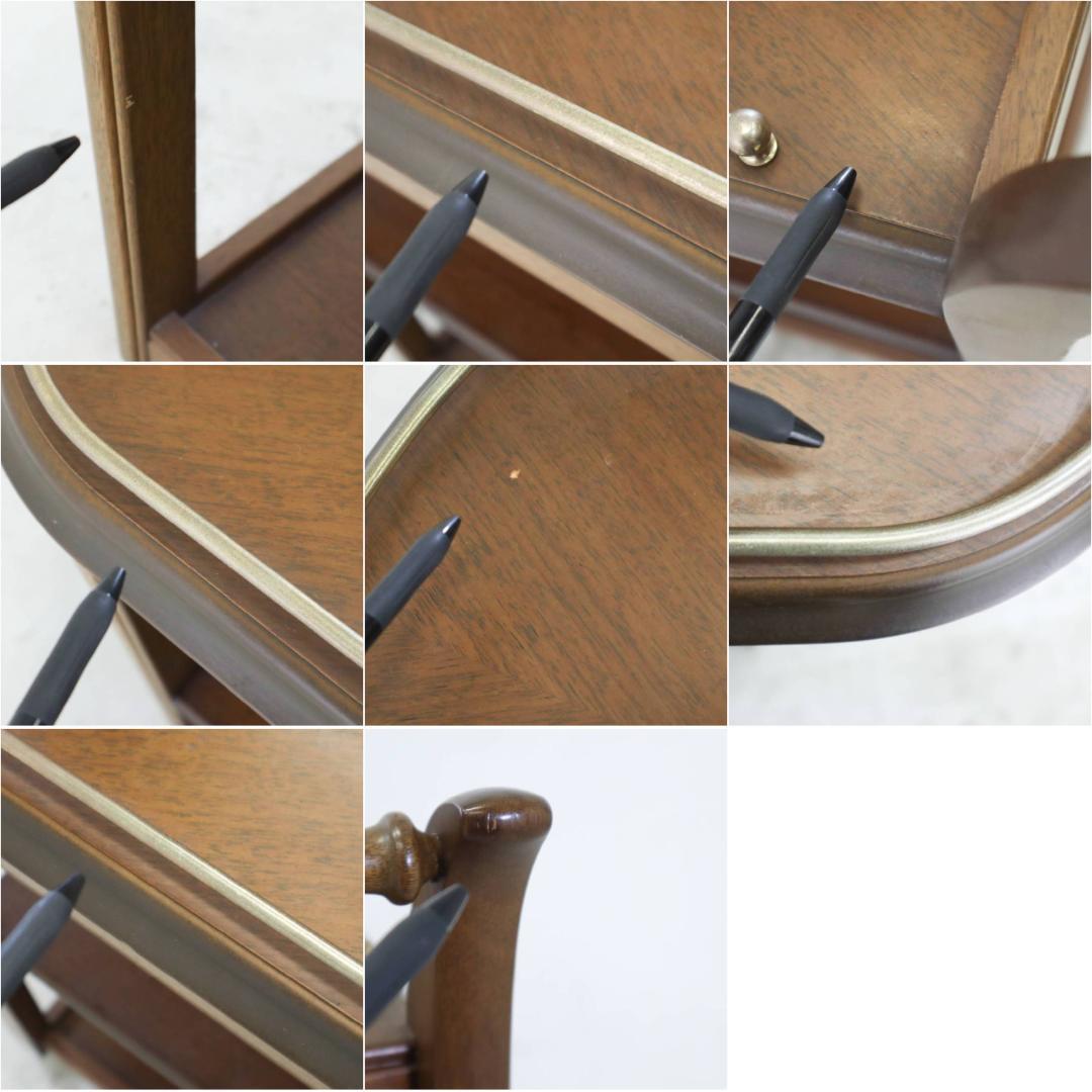 最終価格 マルニ木工 マキシマム ワゴン エレガントオーク色 3段 高級家具 2