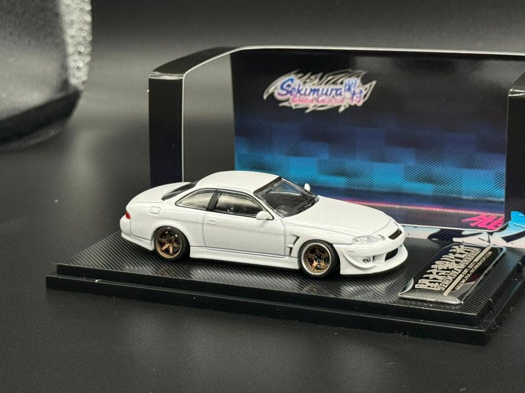 1/64 改 トヨタソアラー VERTEX ドリフト風 TE37 関村