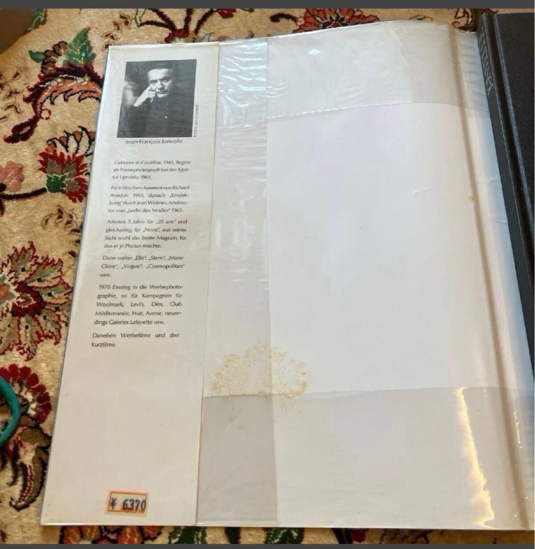 JONVELLE BIS ジャン・フランソワ・ジョンヴェル写真集 洋書ドイツ語
