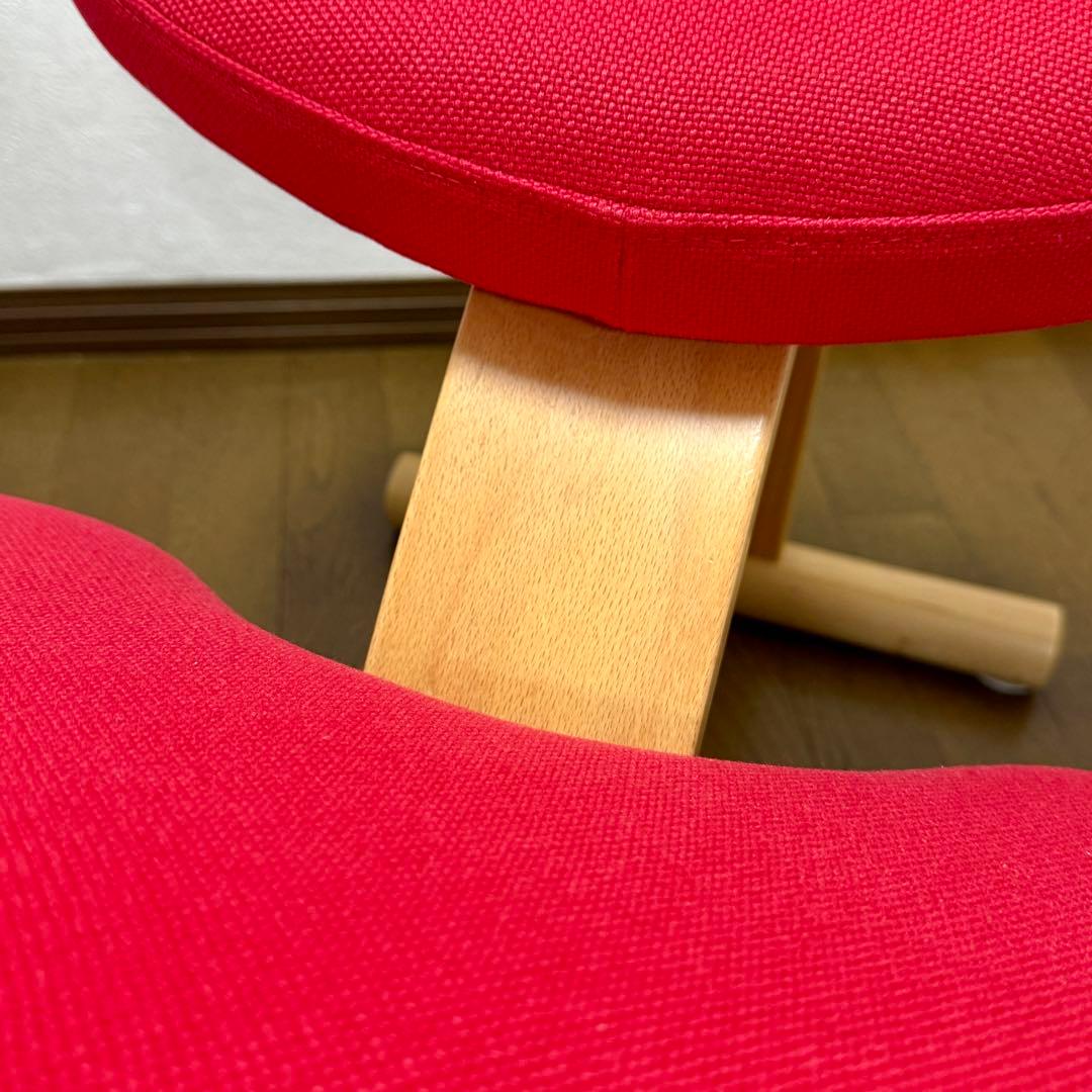 【美品】サカモトハウス バランスイージー 赤 カバー付