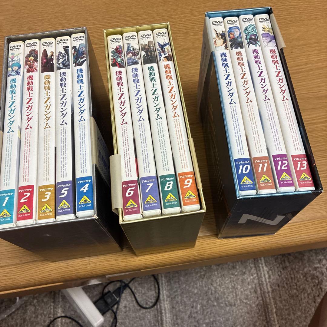 アニメDVD 機動戦士Zガンダム メモリアルボックス版 全3BOXセット