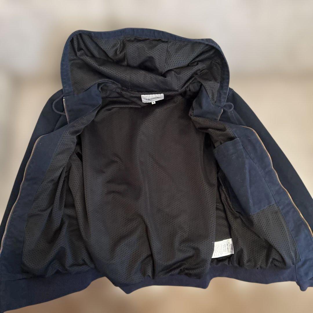 美品Carharttカーハートアクティブジャケット　ネイビー　Mサイズ