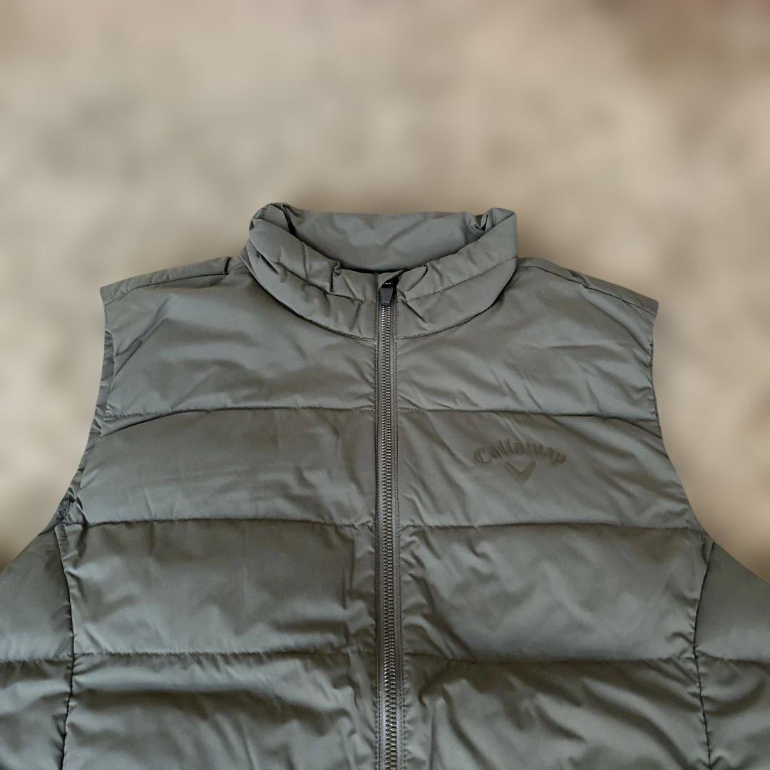 キャロウェイ 2025秋冬 ストレッチナイロンプレーン ダウンベスト L