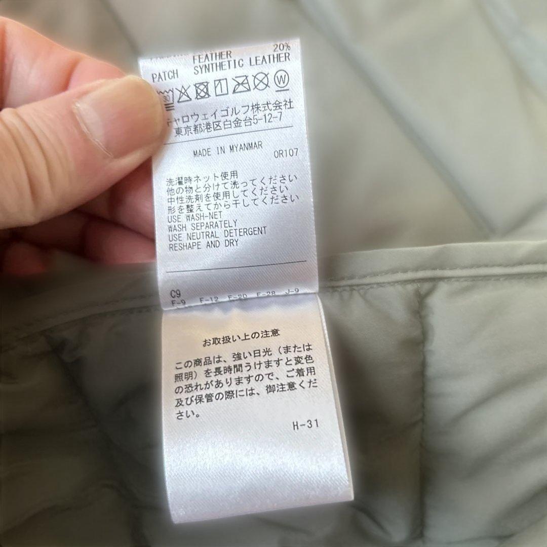 キャロウェイ 2025秋冬 ストレッチナイロンプレーン ダウンベスト L