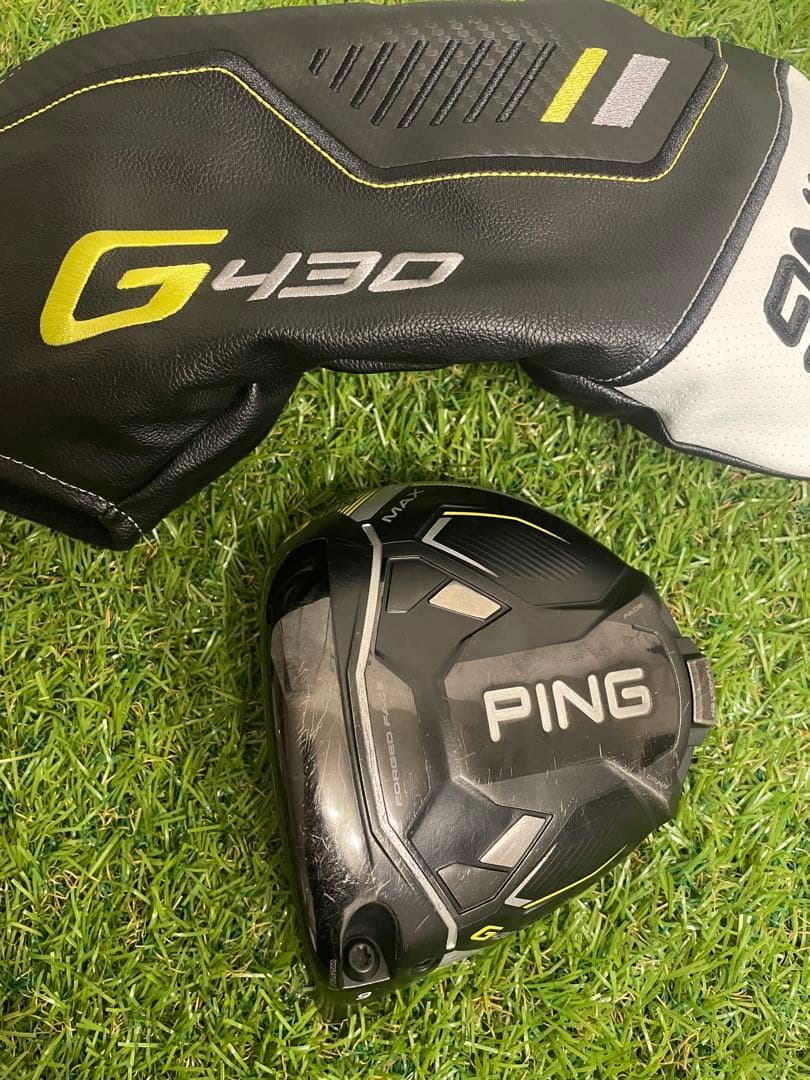 PING G430 MAX 9.0 ヘッド 単品　レフティ　カバー付属