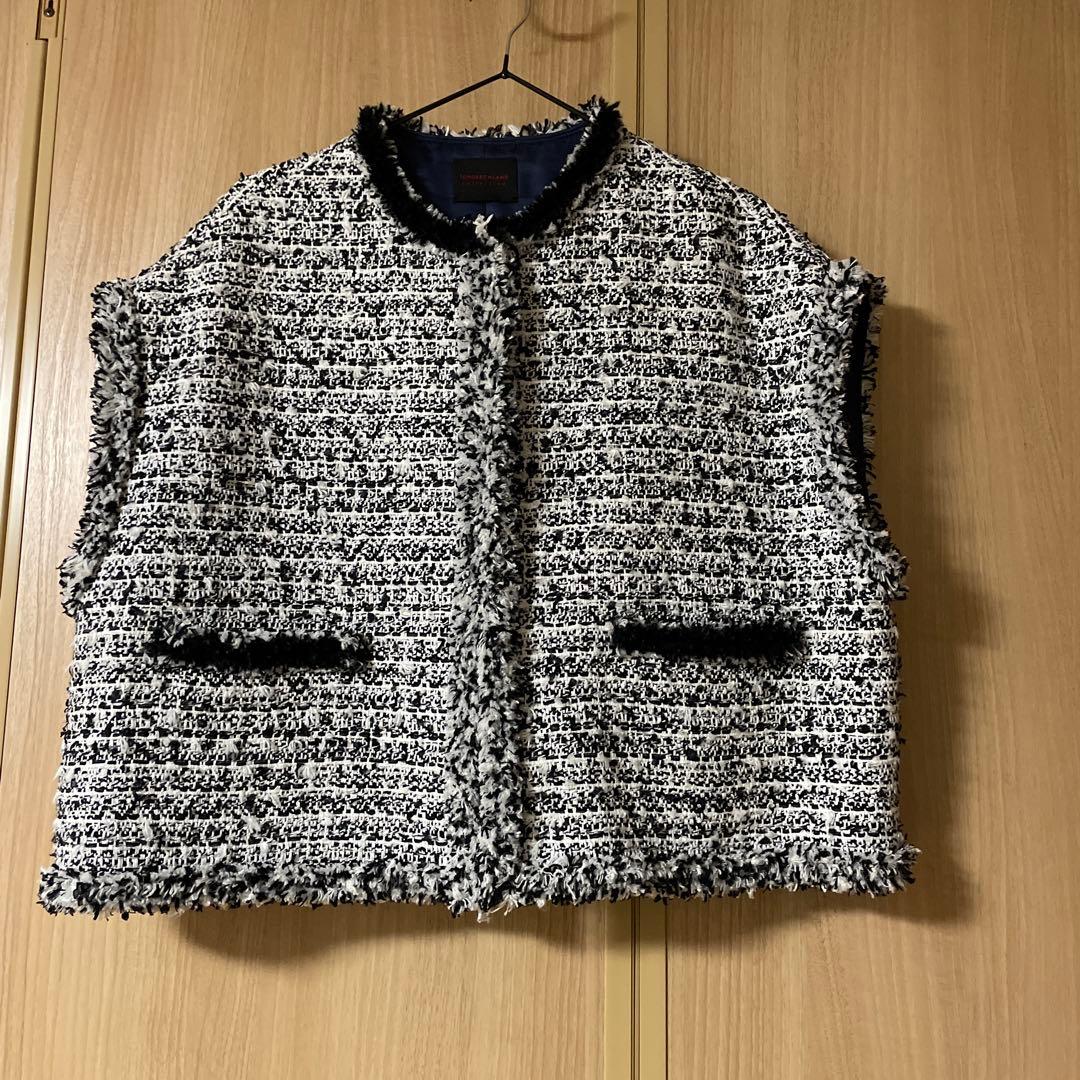 トゥモローランド　ファンシーツイード スクエアジレ　セレモニー　入学式