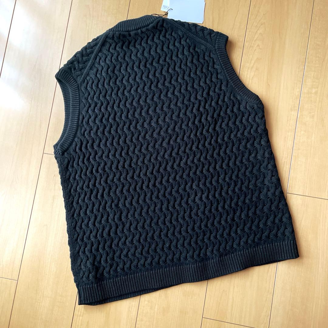 Theory ネイビー スリーブレスニットベスト S