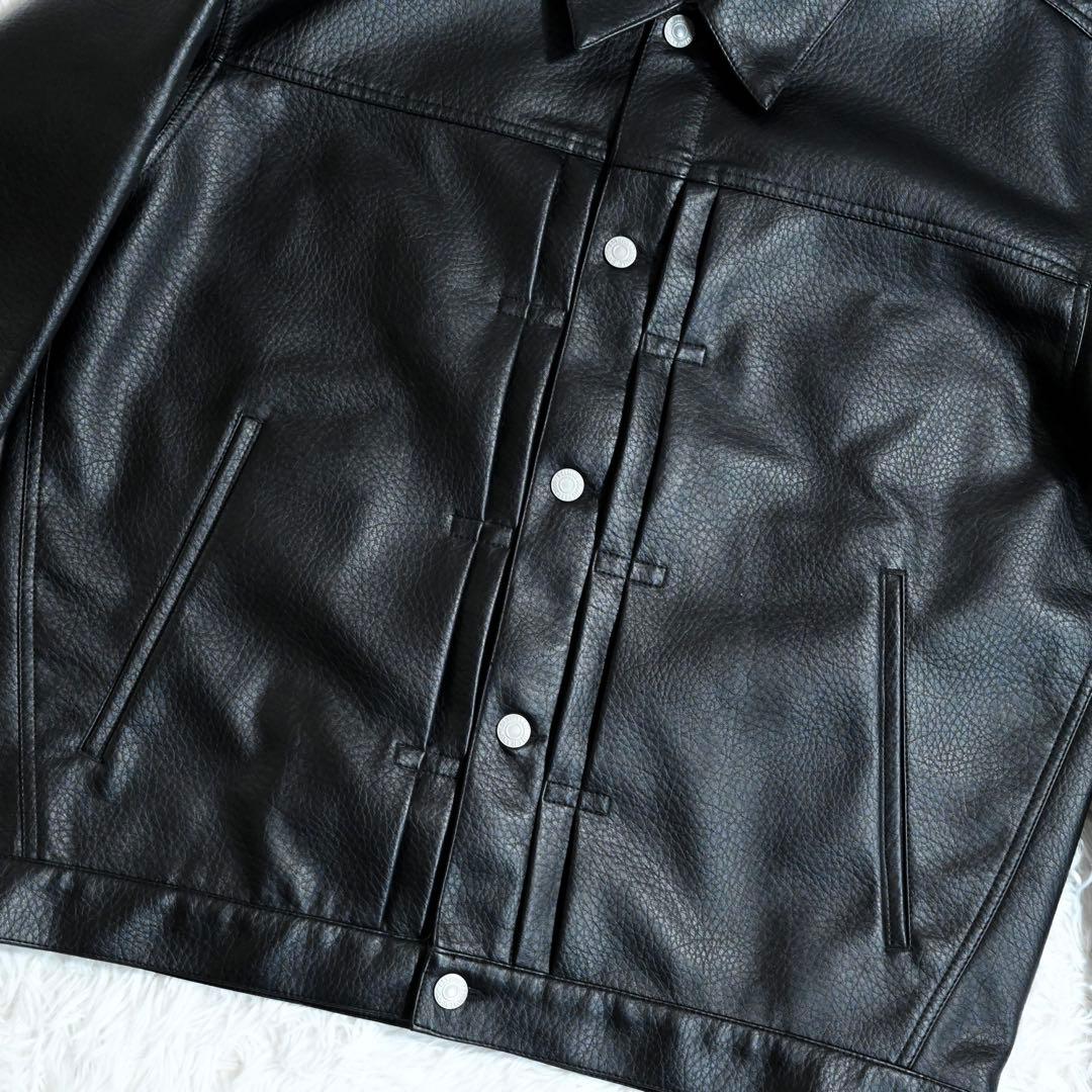 ジャーナルスタンダード シンセティック レザー トラッカージャケット 25AW