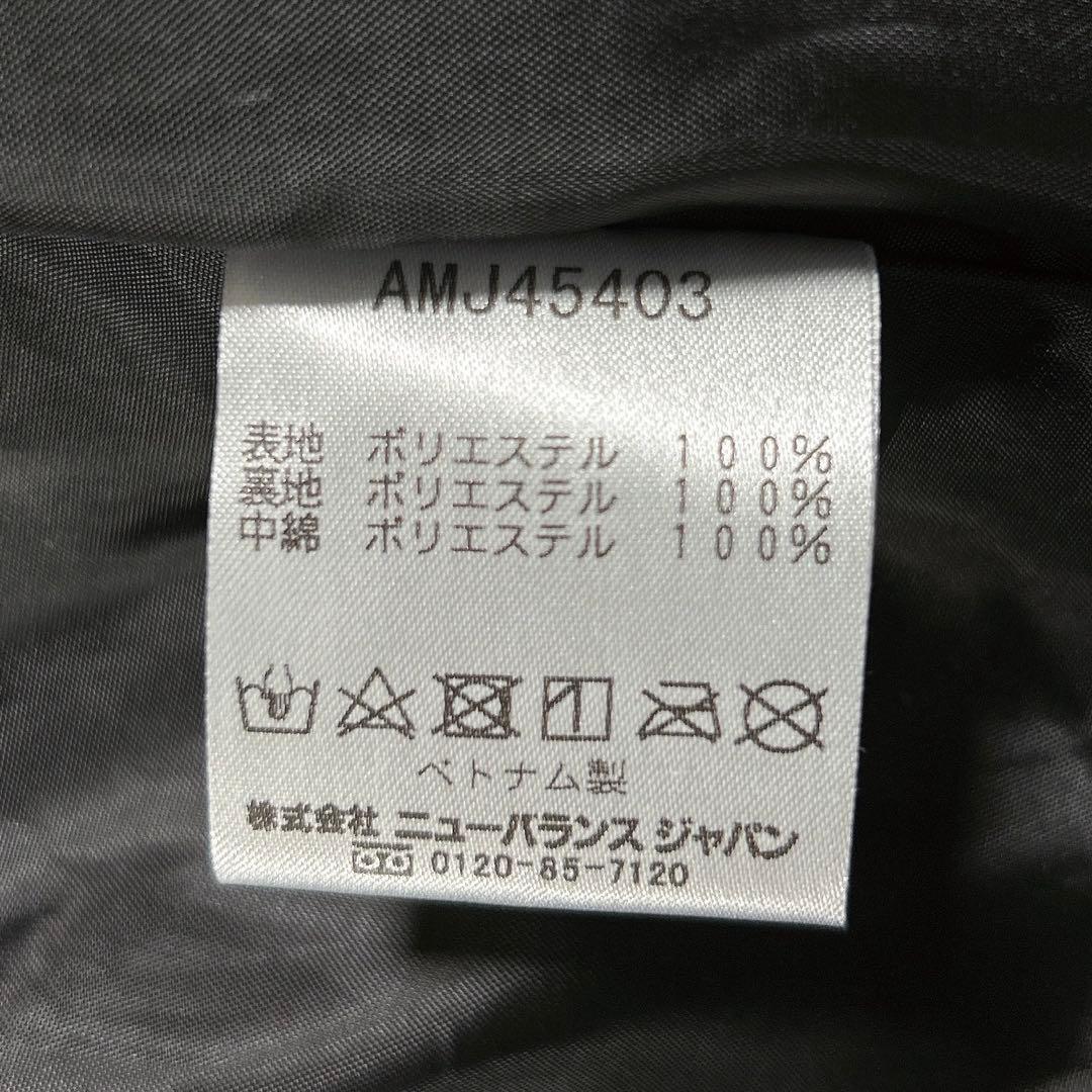 【ウォッシャブル】　ニューバランス　ベンチコート　ロング　ダウン ブラック　L