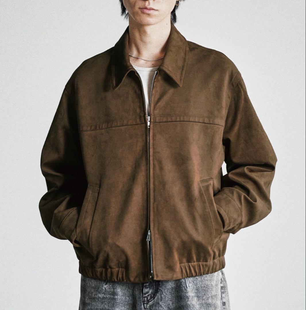 ジャケット・アウター FAUX SUEDE ZIP BLOUSON WYM