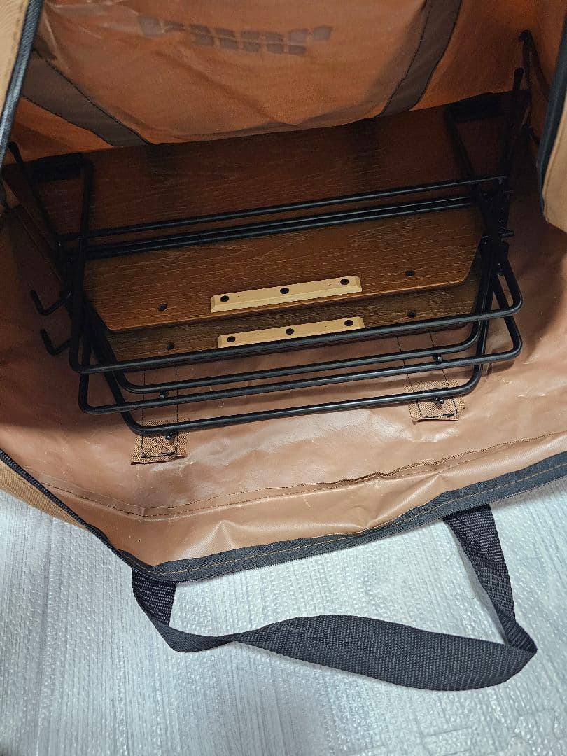 廃盤品　ogawa アーチテーブル 木製アウトドアテーブル