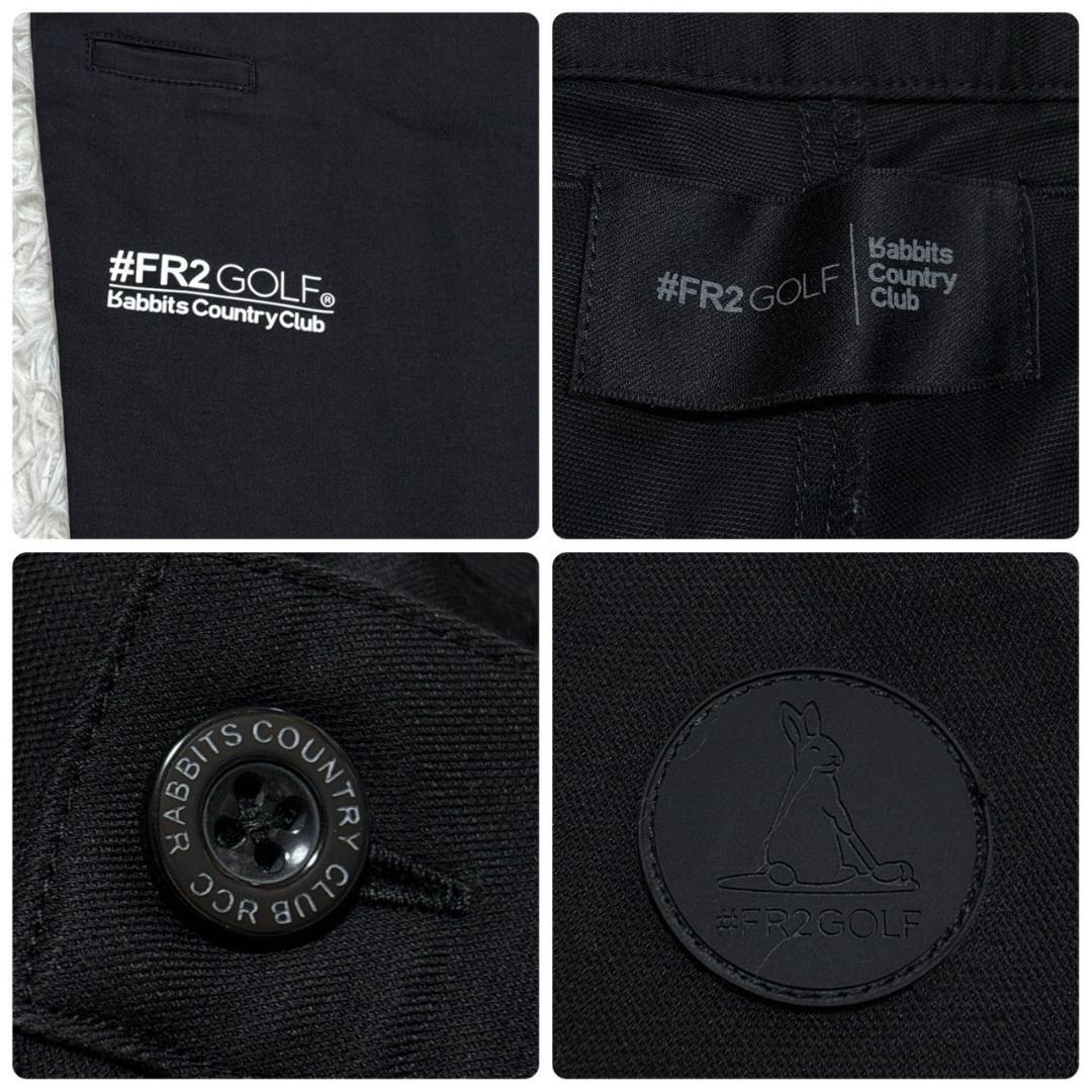 FR2GOLF ブラック ゴルフパンツ スラックス 2XL