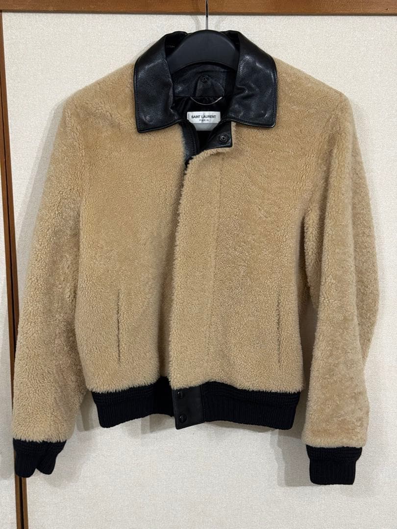 SAINT LAURENT ムートンボンバージャケット