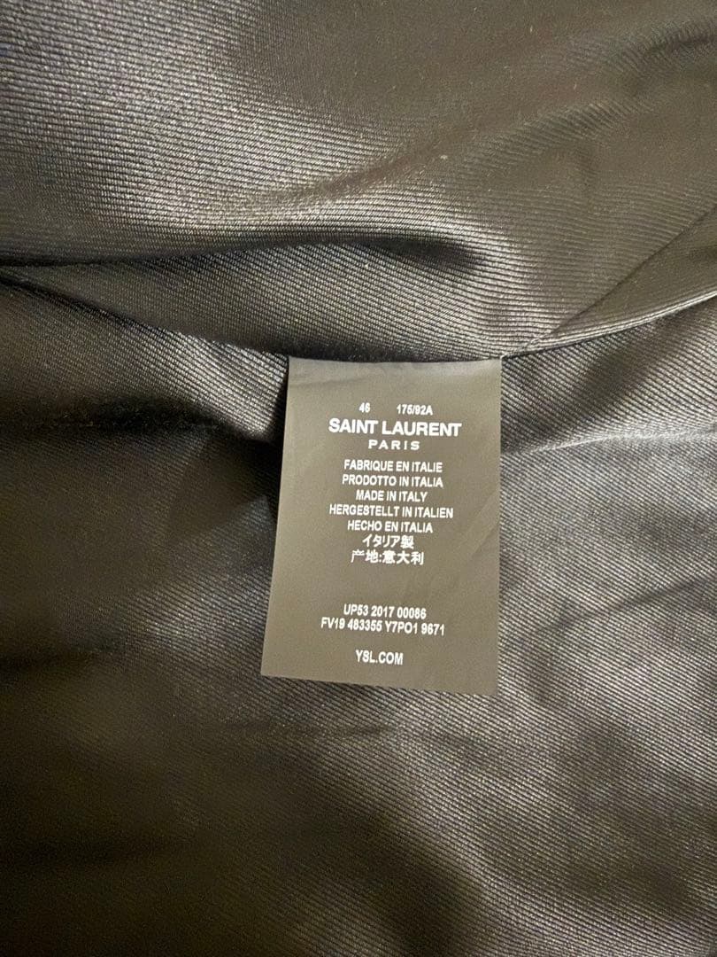 SAINT LAURENT ムートンボンバージャケット