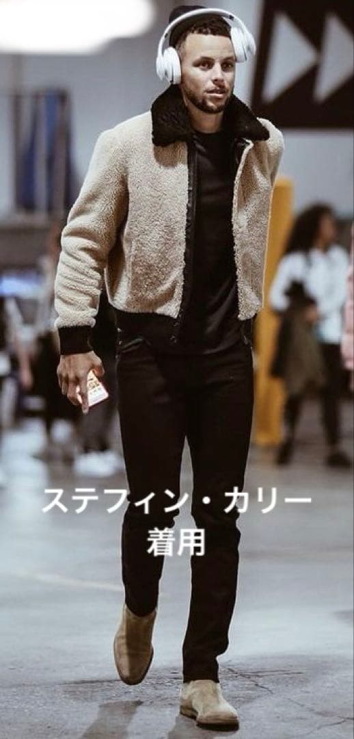 SAINT LAURENT ムートンボンバージャケット