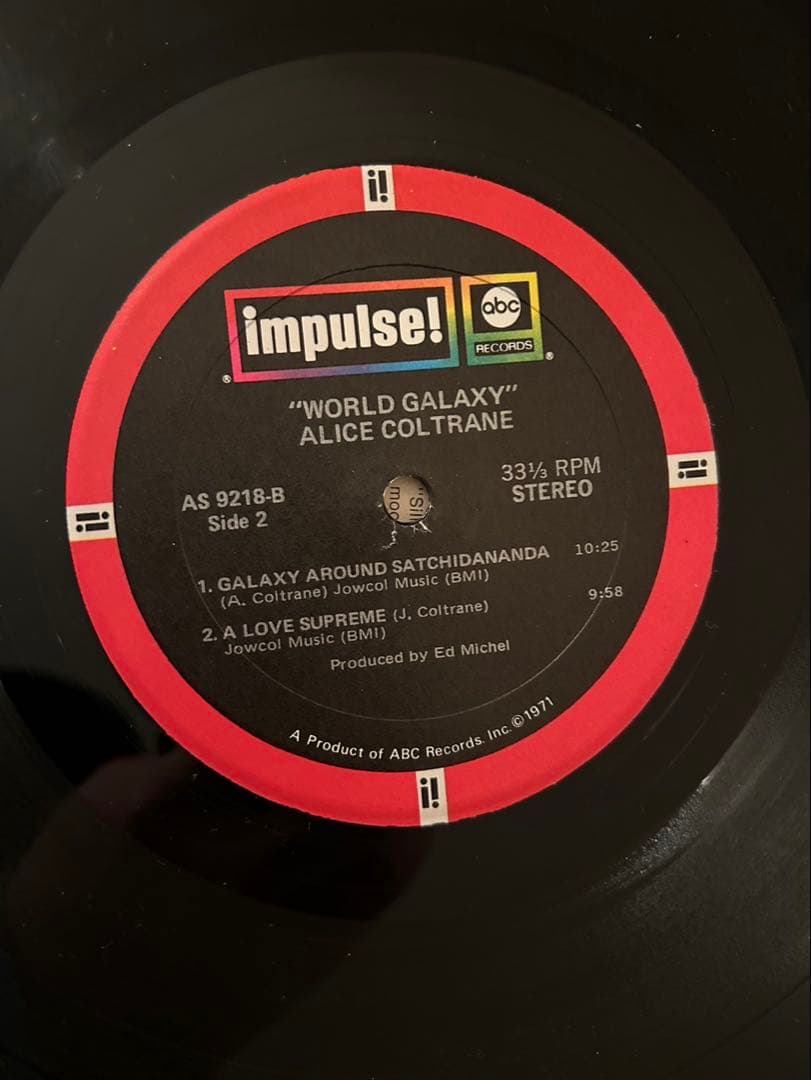 Alice Coltrane With Strings ‎ インパルス盤　レア