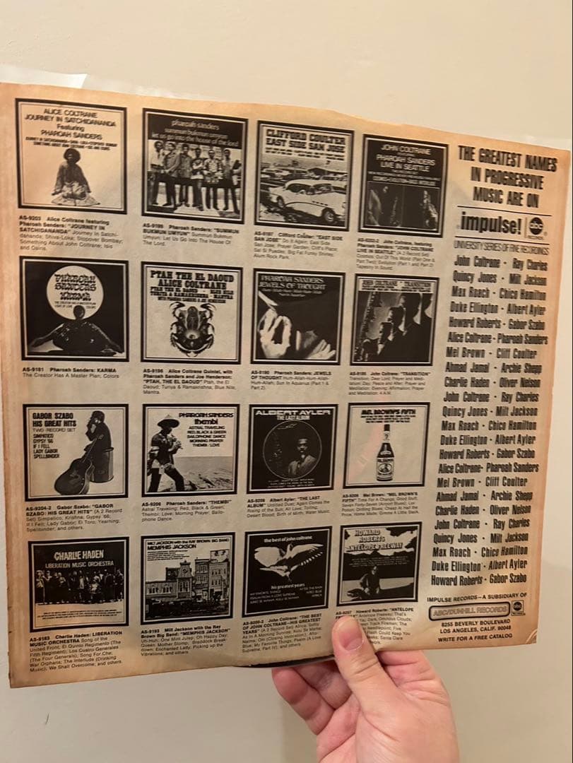 Alice Coltrane With Strings ‎ インパルス盤　レア