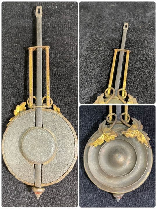 s500　ゼンマイ式　振り子　時計　TRADE　MARK ジャンク品