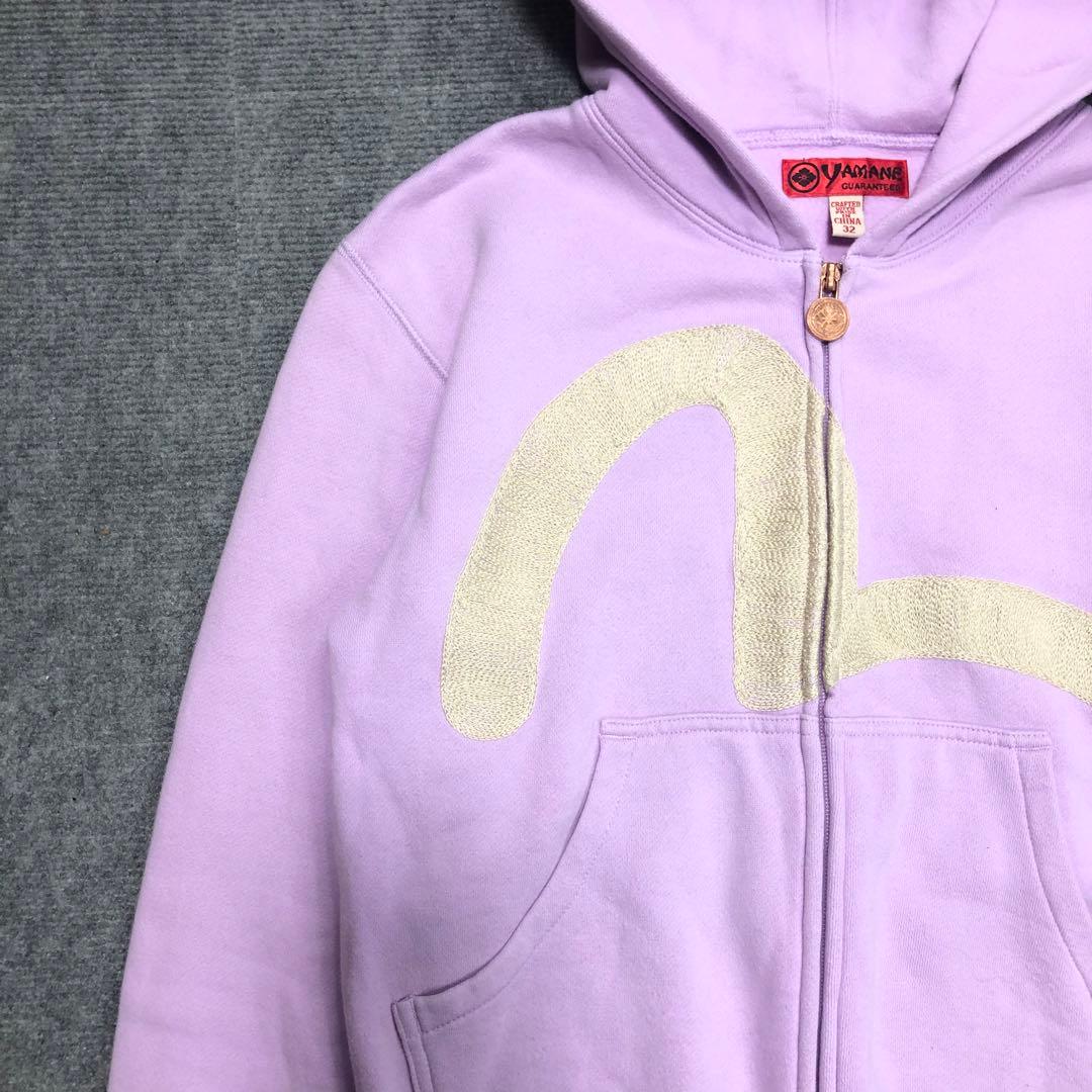 YAMANE EVISU ヤマネ エビス カモメ刺繍 パーカー ジップアップ