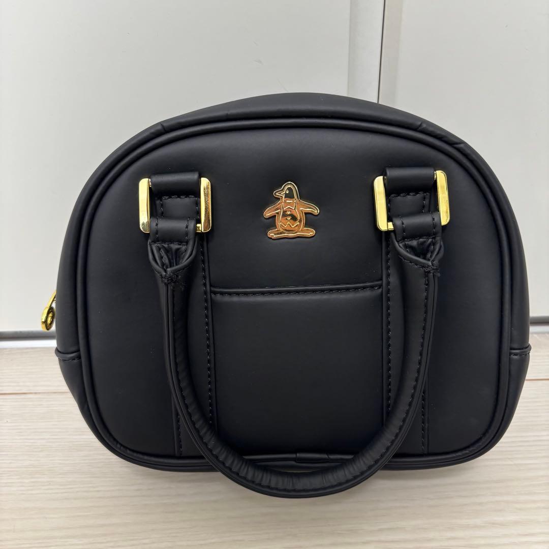 【極美品】マンシングウェア ボストンバッグ＆ミニバッグ 豪華2点セット