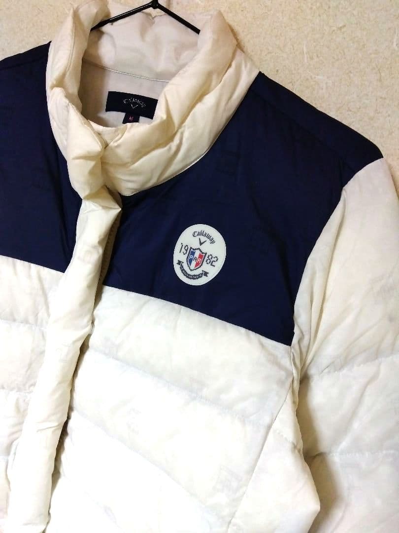 キャロウェイ　ダウンジャケット　レディース　ゴルフ　ブルゾン　美品　ゴルフウェア