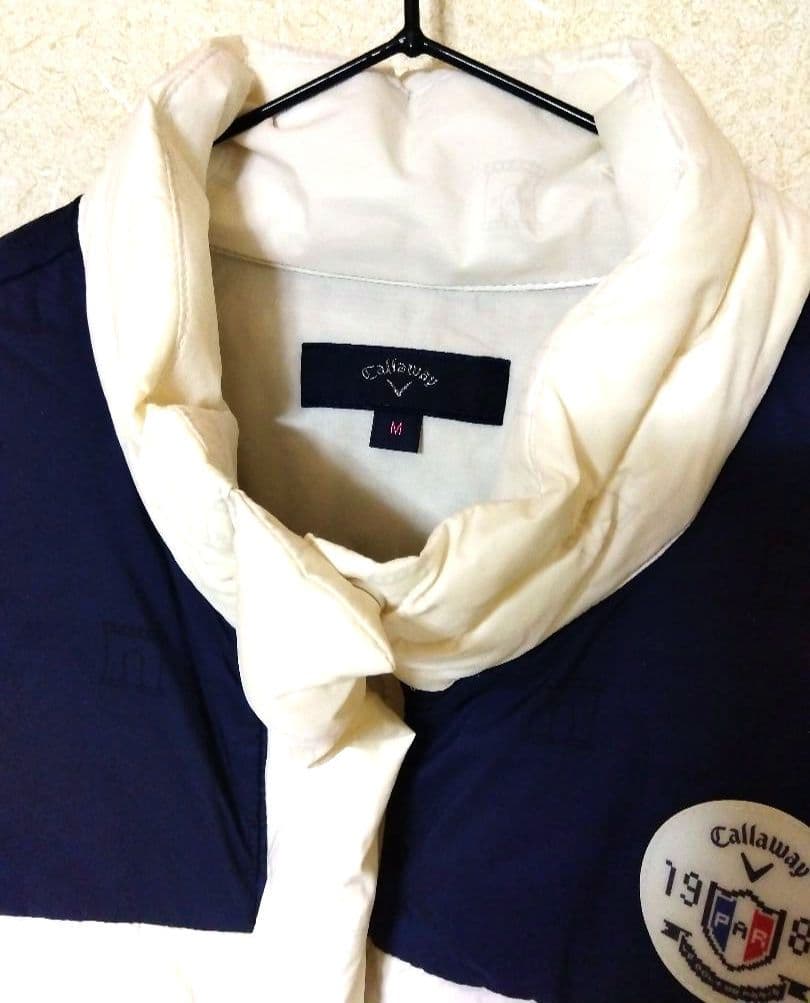 キャロウェイ　ダウンジャケット　レディース　ゴルフ　ブルゾン　美品　ゴルフウェア