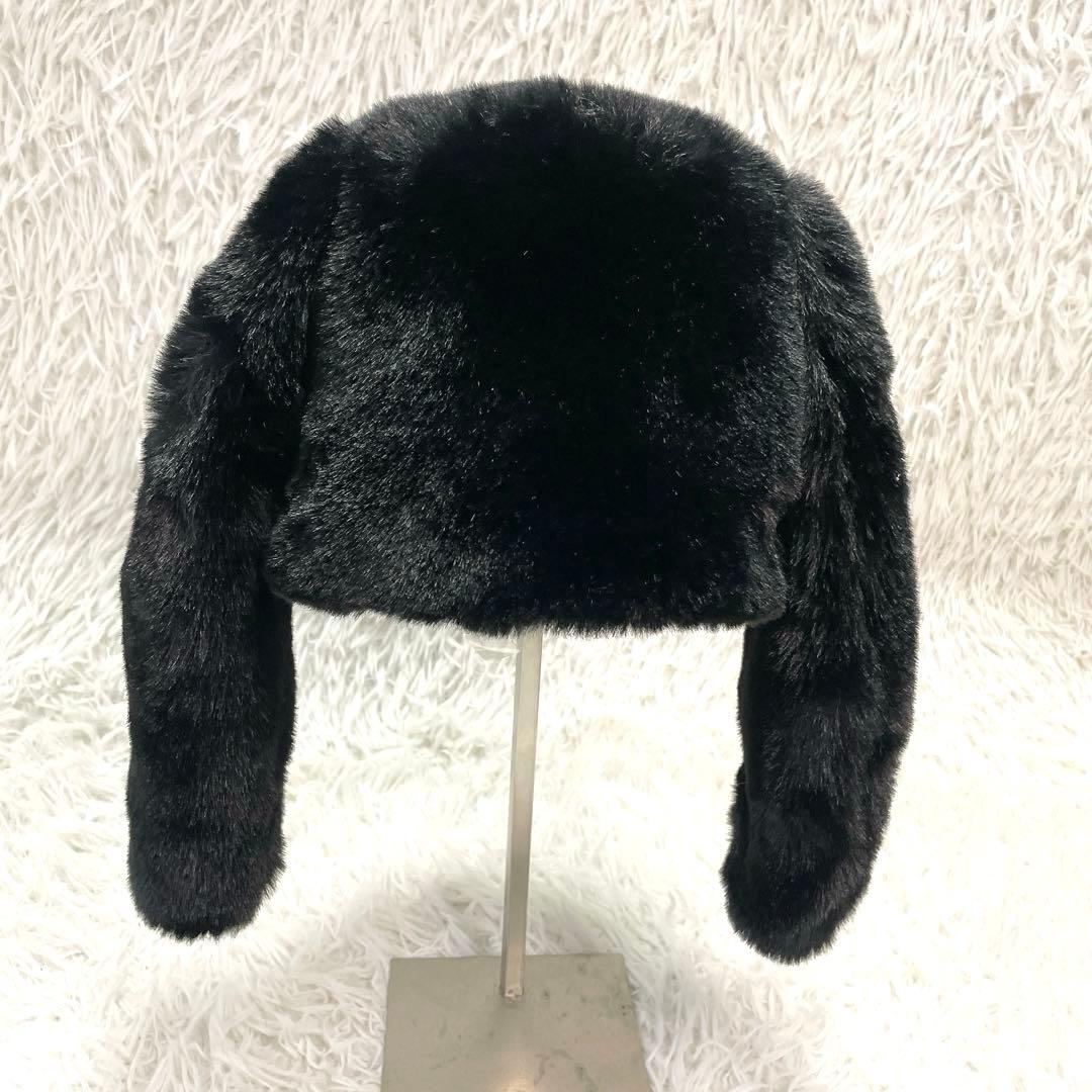 未使用級✨#FR2 エフアールツー ウサギの耳のビーニー ブラック