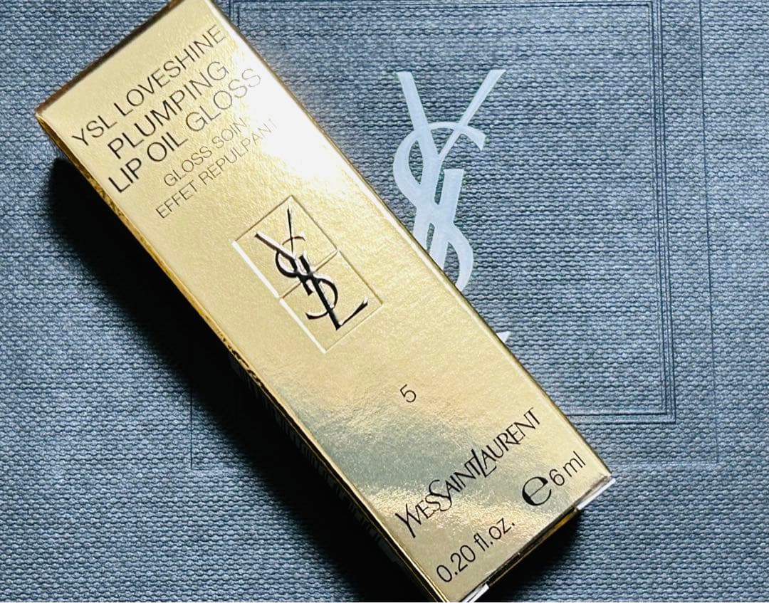 本日中発送　数量限定　新品未開封　YSL ラブシャイン オイル グロス 5