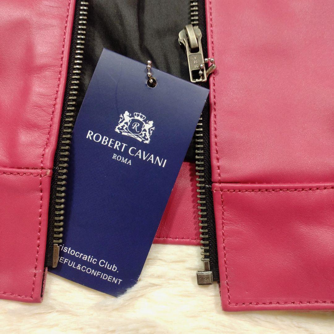 未使用 ROBERT CAVANI 本革レザージャケット54 XL