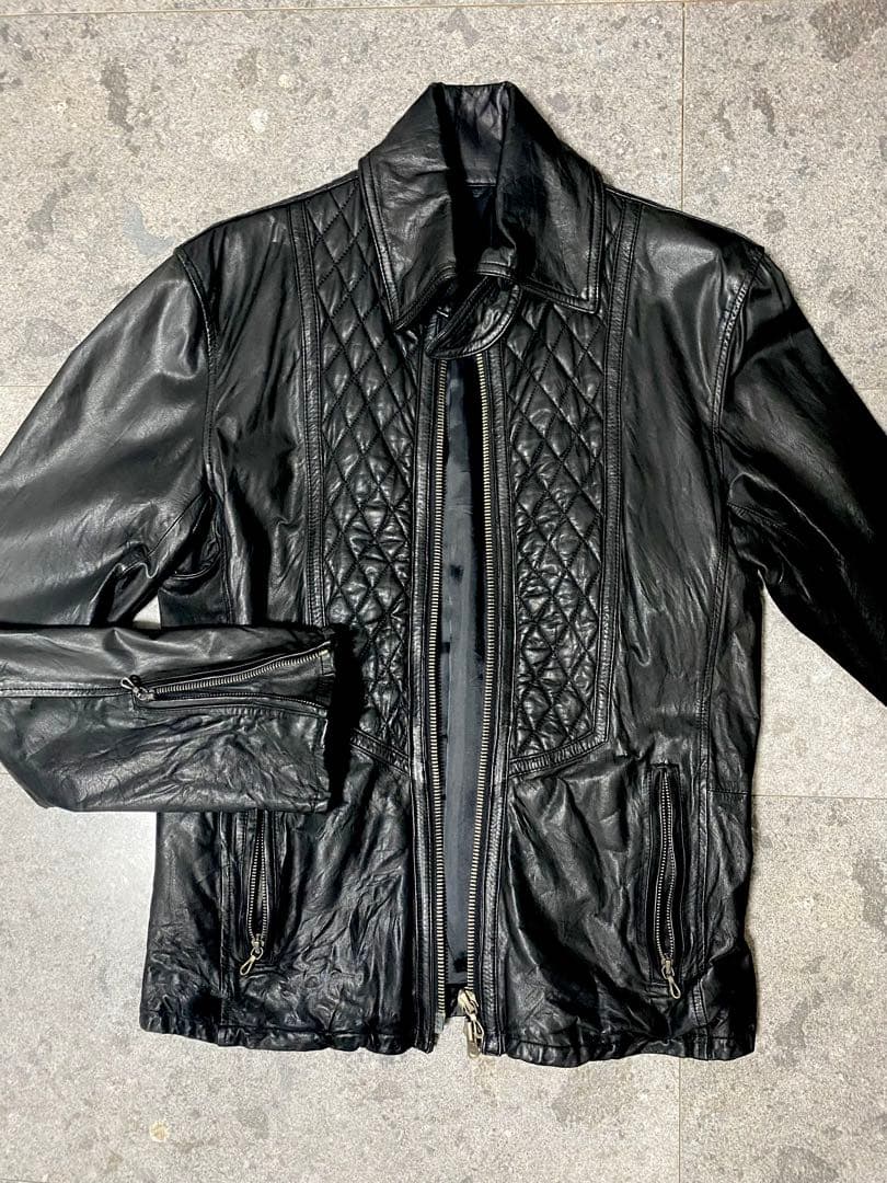 iroquois／イロコイ　牛皮　ライダースジャケット