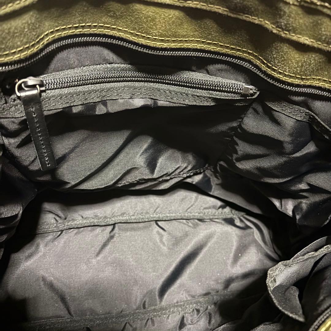 森野帆布 SEAL 2WAY トートバッグ オリーブ×ブラック A4