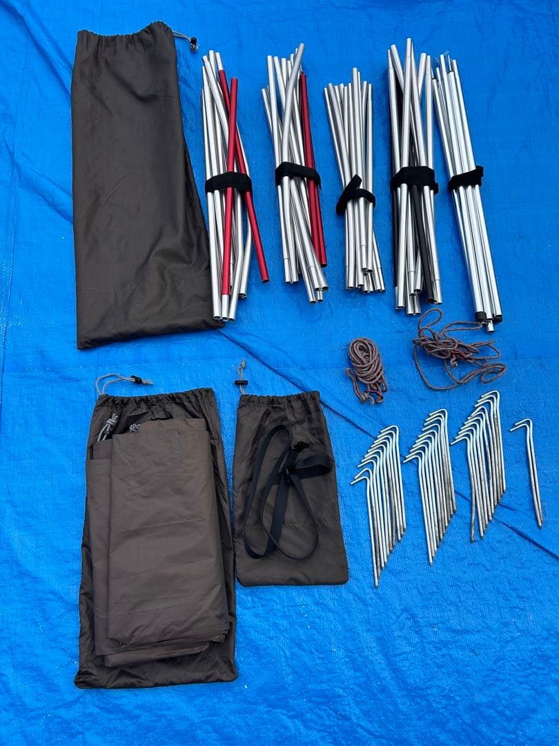 【美品】UJack Bellows 2ルームトンネルテント ベローズ