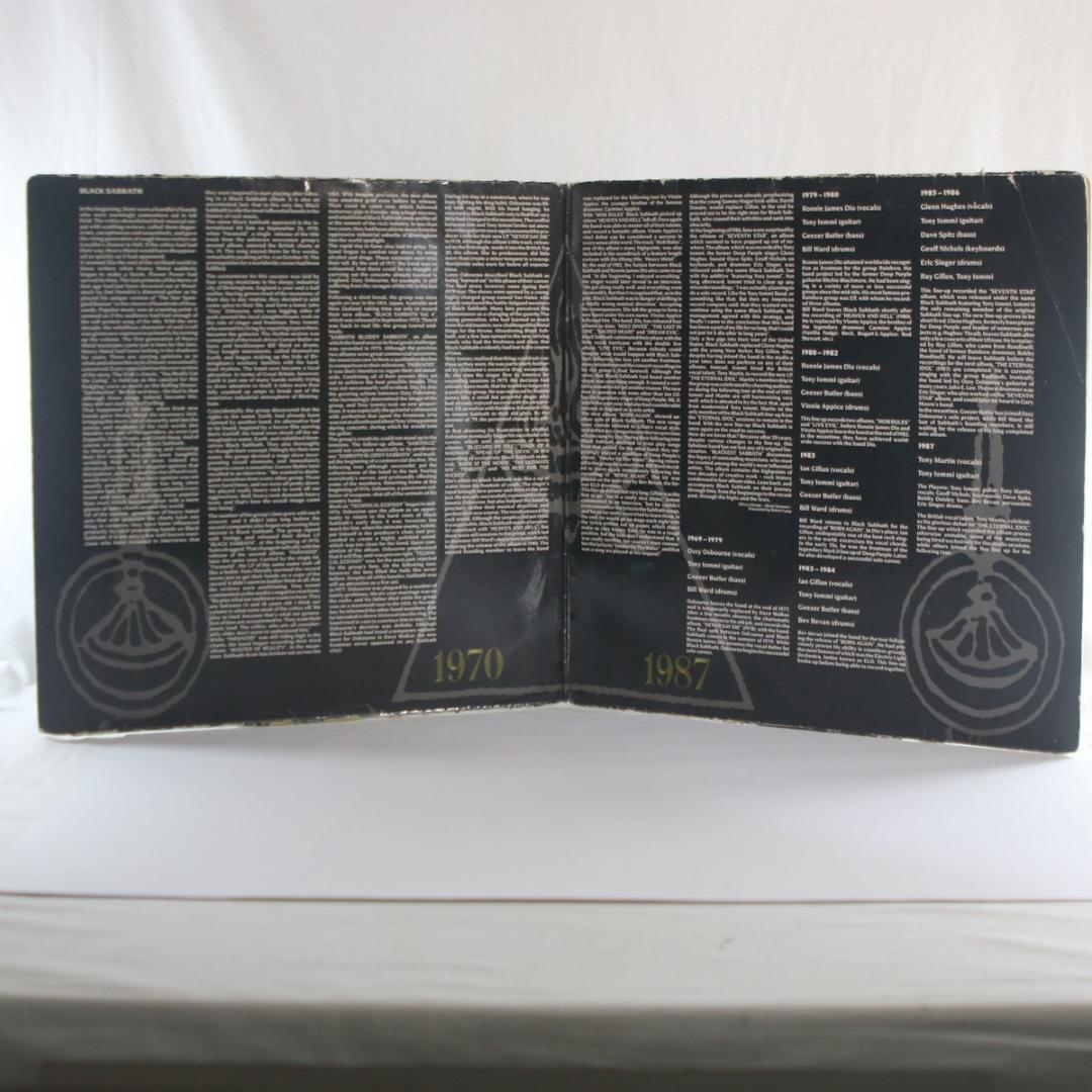 Black Sabbath 1970-1987 Europe盤 LP ステレオ