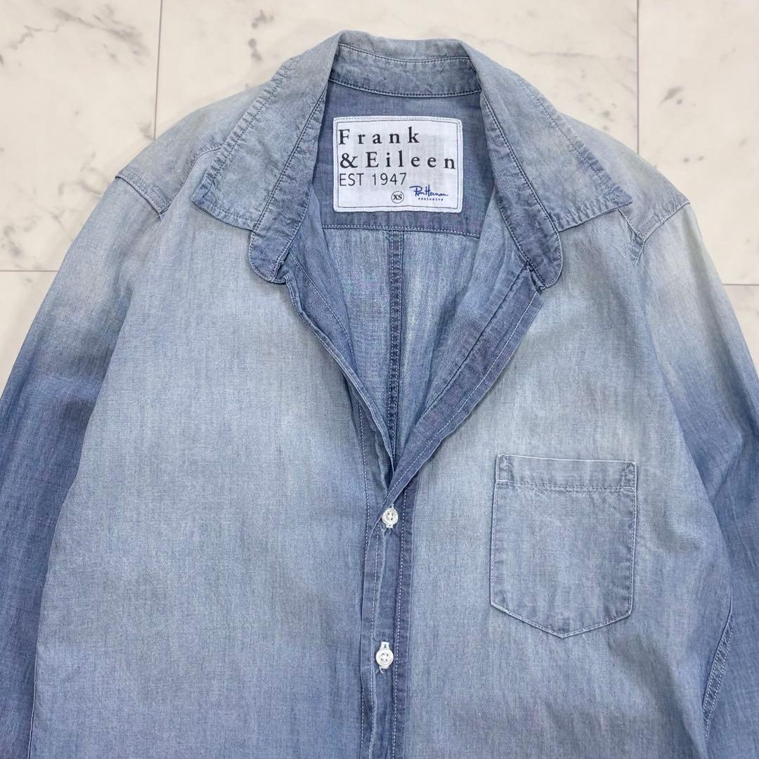 美品✨フランク&アイリーン　シャンブレーシャツ ロンハーマン別注　バリー