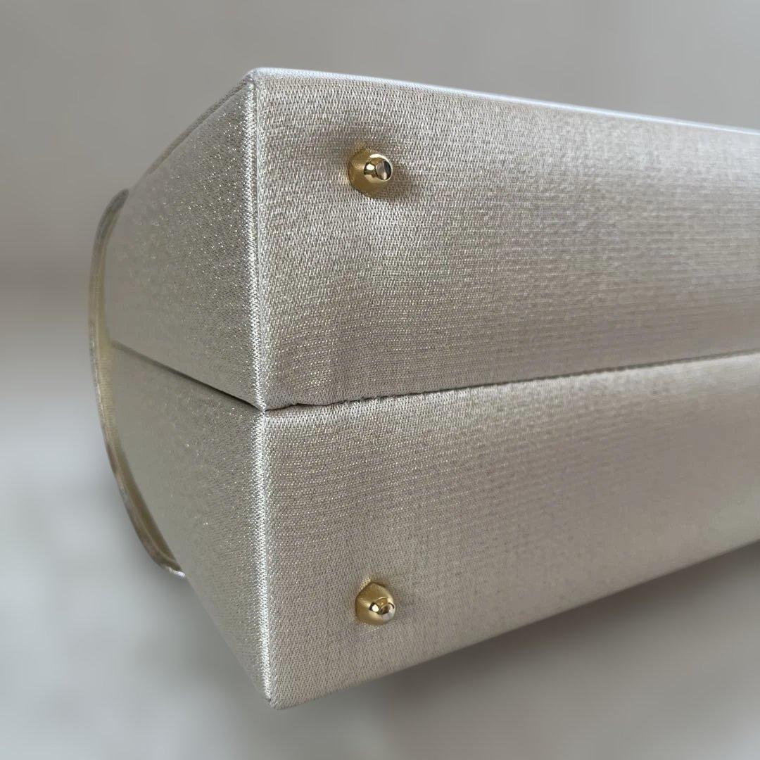 伊と忠 未使用タグ付き金彩クラフト 和装バッグ フォーマルバッグ 高品質