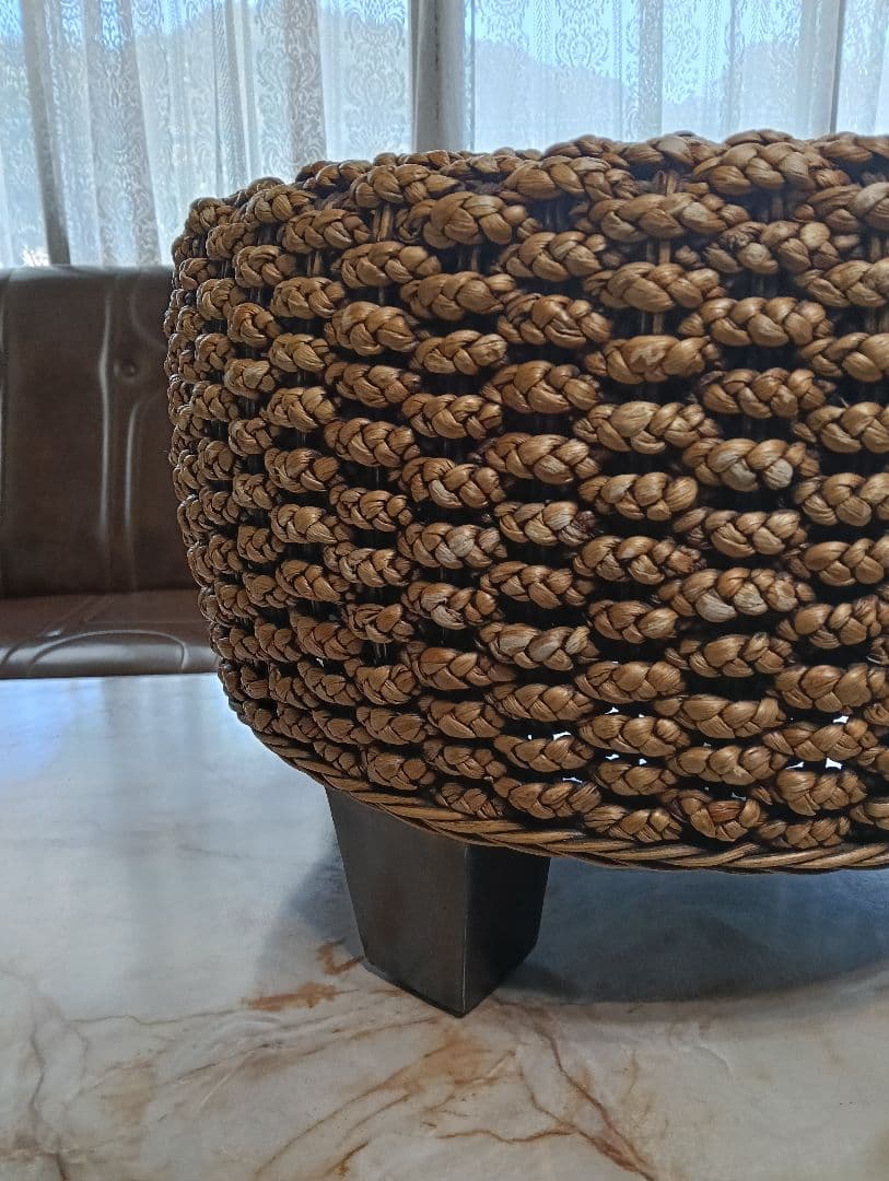 ウォーターヒヤシンス　丸椅子　スツール