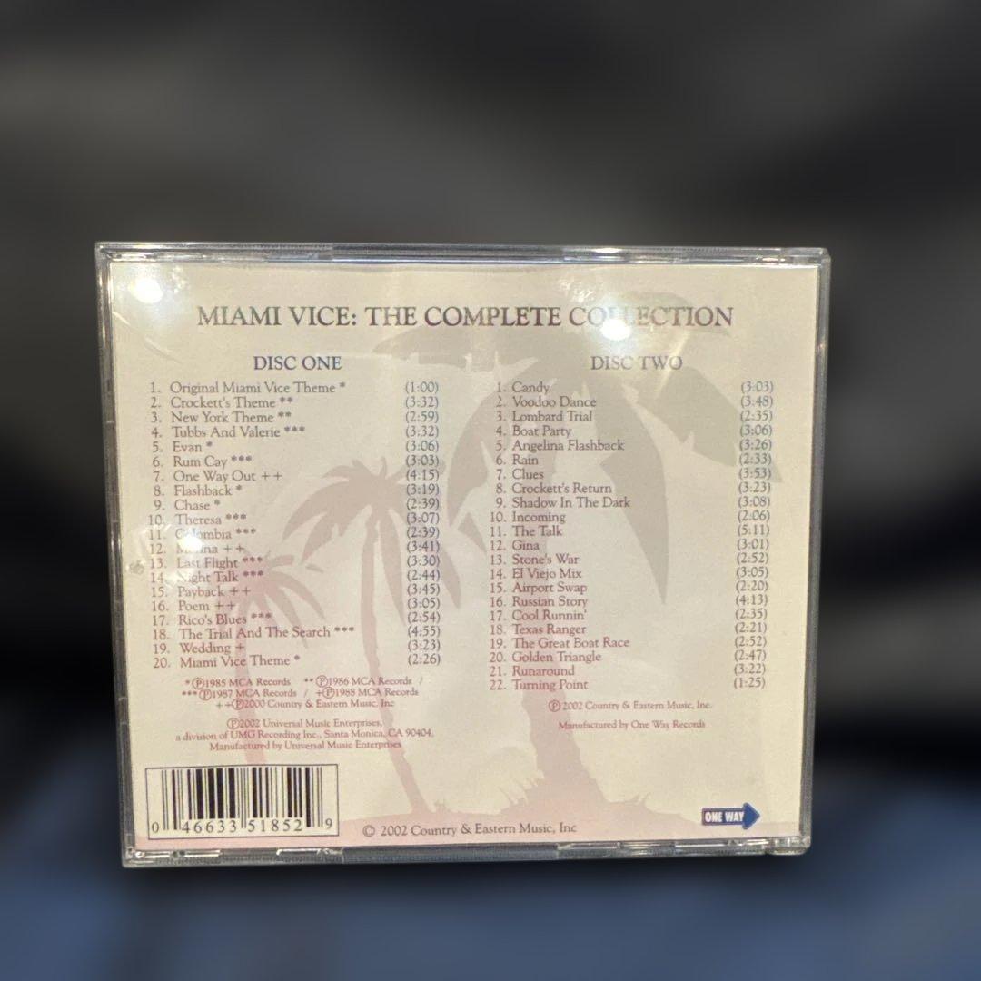 Miami Vice Comp ヤン・ハマー & sound Track CD