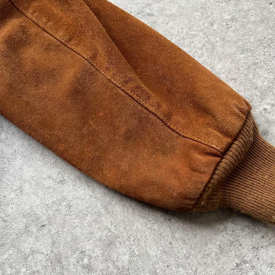 80s Schott ショット スエードレザー ボンバージャケット USA製