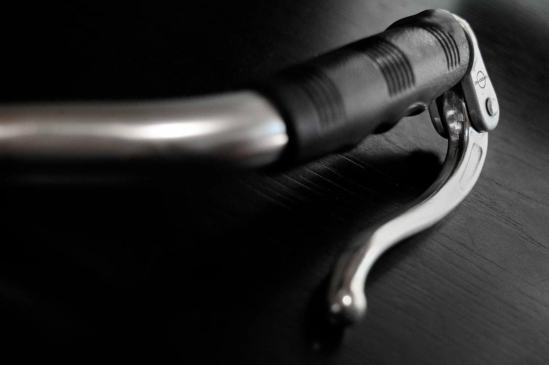 ★DIA-COMPEリバースブレーキレバー＆NITTOハンドル　♪