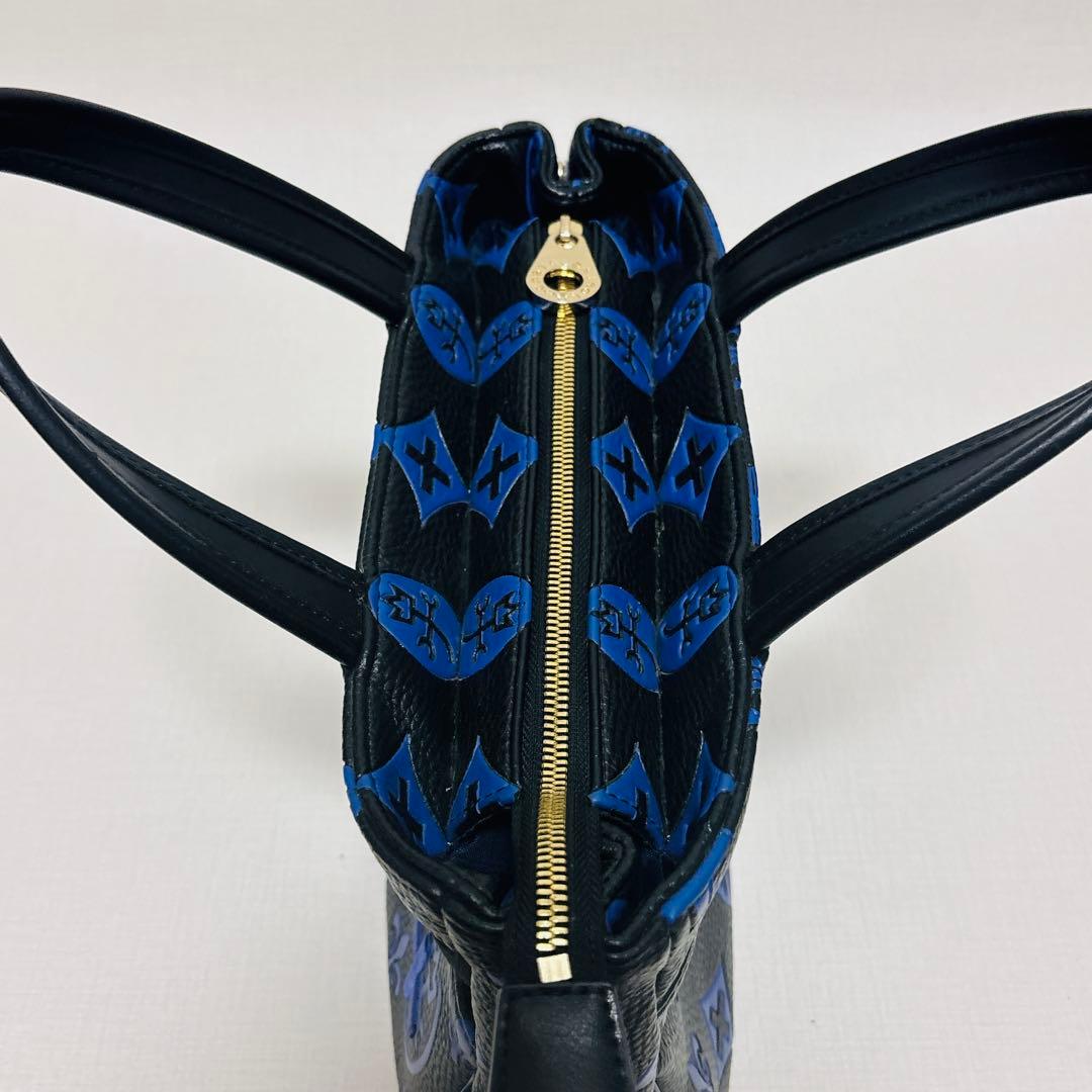 CASTELBAJAC ハンドバック ブラック/ブルー