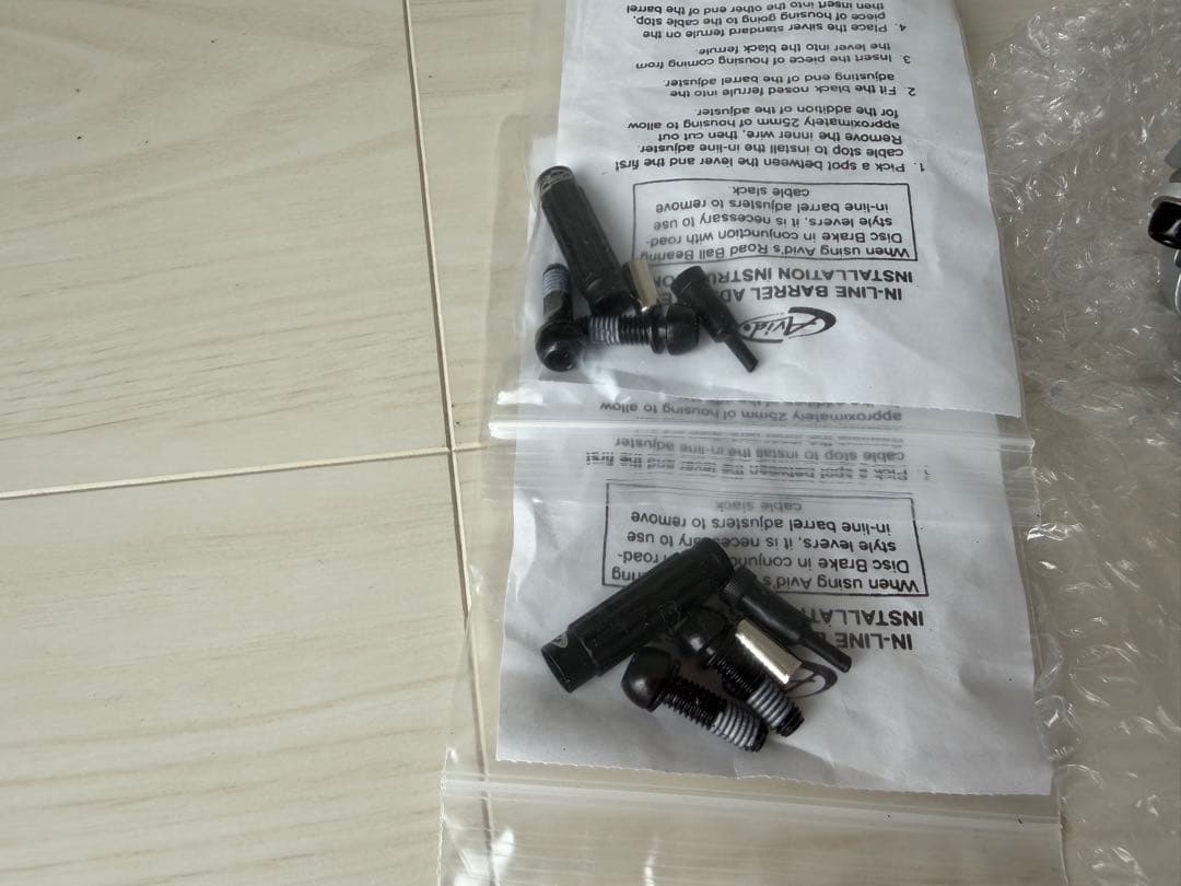 Avid BB7 ROAD 機械式ディスク　ショートプル　SRAM 前後セット